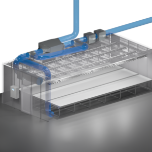 ERG self-assembly kit rendering in the context of the growing space