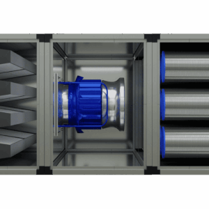 Activated carbon "exhaust air" AHU